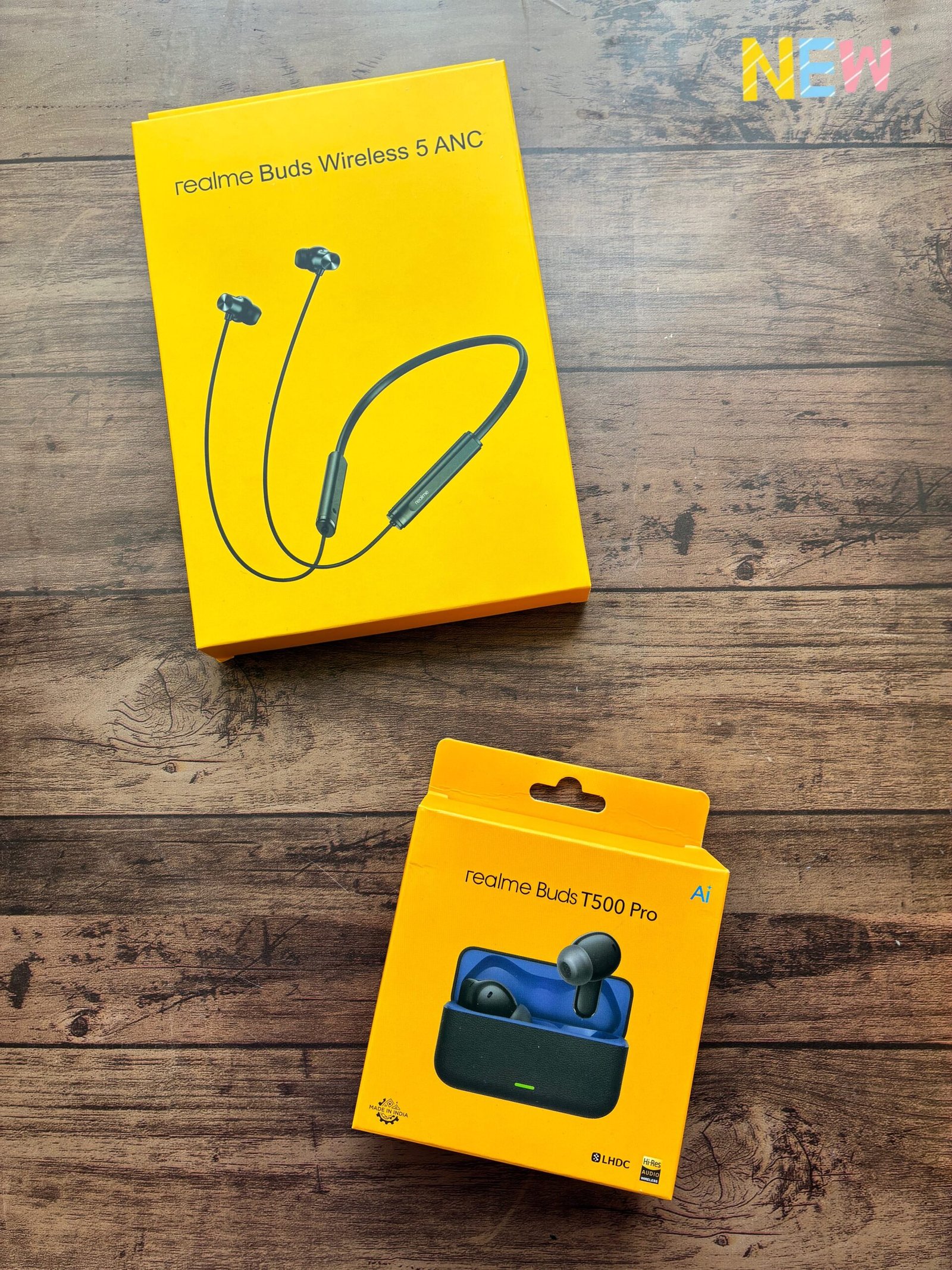 Realme Buds Wireless 5 Style & Buds T500 Pro Style 2-in-1 Music Combo